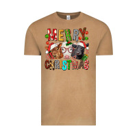 Vintage Camel Merry christmas calfs Vintage Tee - FaDigitalArtStudio