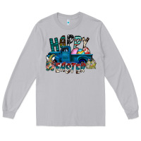 Moon Dust Happy Easter  truck Long Sleeve Tee - CowhideDigitalArt