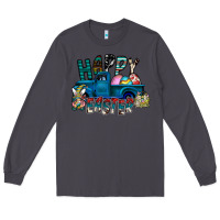 Smoke Happy Easter  truck Long Sleeve Tee - CowhideDigitalArt