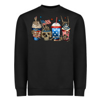 Black 4th of july skeleton coffee cups Heavyweight Sweatshirt - Jasminsmagicworld