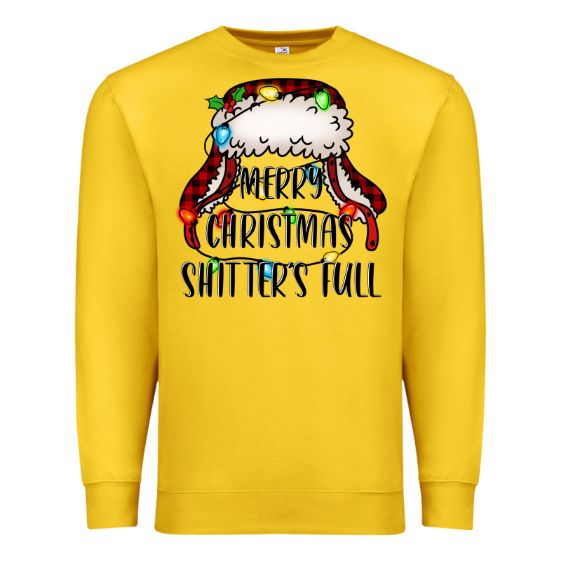 Merry Christmas Shitter's Full,  Christmas Vacation Premium Sweatshirt by Jasminsmagicworld | Teevron