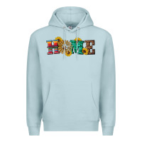 Blue Mist western home wind wheel Premium Hoodie - Artiststas