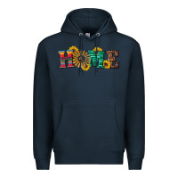 Navy western home wind wheel Premium Hoodie - Artiststas