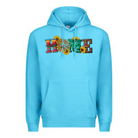 Ocean Blue western home wind wheel Premium Hoodie - Artiststas