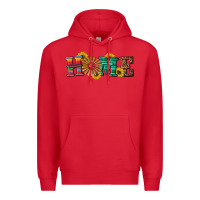 Red western home wind wheel Premium Hoodie - Artiststas