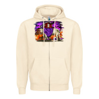 Sandshell Charolais Bull Halloween Zipper Hoodie - RanaPortraitStore