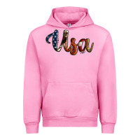 Fuchsia Pink usa calligraphy Urban Hoodie - Jasminsmagicworld
