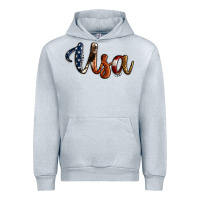Heather Grey usa calligraphy Urban Hoodie - Jasminsmagicworld