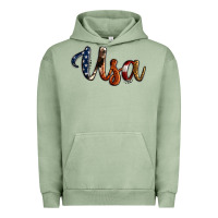 Usa Calligraphy Urban Hoodie | Teevron