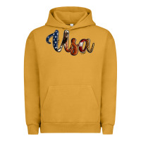 Pigment Peanut Butter usa calligraphy Urban Hoodie - Jasminsmagicworld