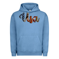 Pigment Pebble Blue usa calligraphy Urban Hoodie - Jasminsmagicworld