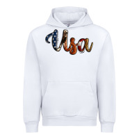 White usa calligraphy Urban Hoodie - Jasminsmagicworld