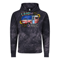 Cloud Black land of the free Vintage Hoodie - CowhideDigitalArt
