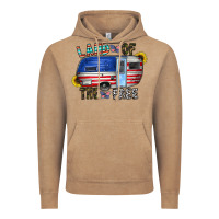 Vintage Coffee land of the free Vintage Hoodie - CowhideDigitalArt