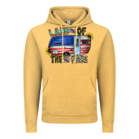 Vintage Mustard land of the free Vintage Hoodie - CowhideDigitalArt