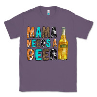Lavender Mama Needs a Beer Classic Tee - CowCowDesign