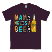 Plum Mama Needs a Beer Classic Tee - CowCowDesign