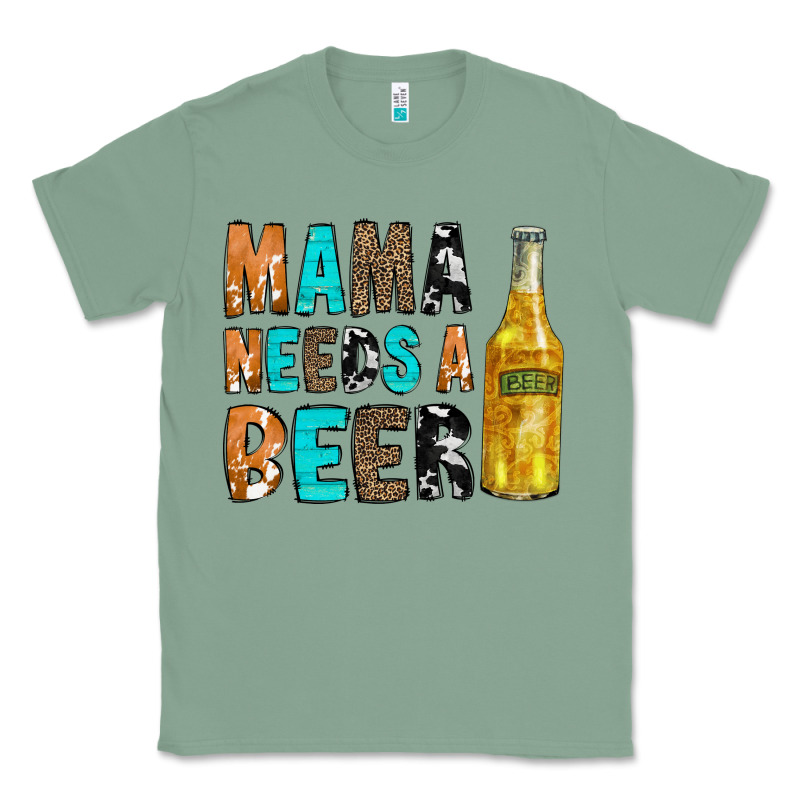 Mama Needs A Beer Classic Tee by CowCowDesign | Teevron
