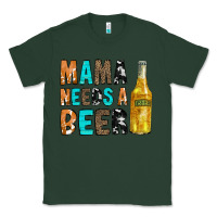 Sports Green Mama Needs a Beer Classic Tee - CowCowDesign