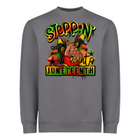 Storm Steppin' into Juneteenth black girl sneakers Heavyweight Sweatshirt - RanaPortraitStore