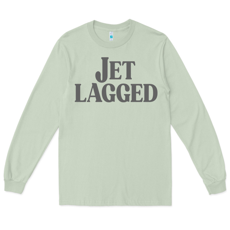 Jet Lagged Cute World Traveler & Funny Vacation Pullover Hoodie Long Sleeve Tee by linhVisuals | Teevron