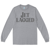 Heather Grey jet lagged cute world traveler & funny vacation pullover hoodie Long Sleeve Tee - linhVisuals