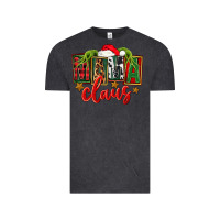 Vintage Black Christmas mama Claus Vintage Tee - FaDigitalArtStudio
