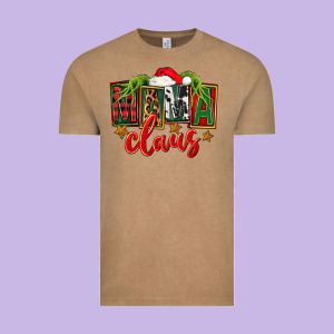 Christmas Mama Claus Vintage Tee Designed By Fadigitalartstudio