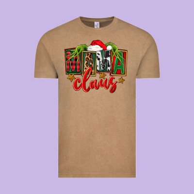 Christmas Mama Claus Vintage Tee Designed By Fadigitalartstudio