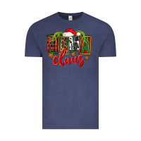 Vintage Denim Christmas mama Claus Vintage Tee - FaDigitalArtStudio