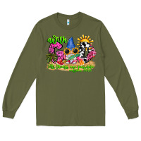 Army Green with god all things are possible summer Long Sleeve Tee - CowhideDigitalArt