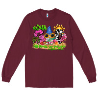 Burgundy with god all things are possible summer Long Sleeve Tee - CowhideDigitalArt