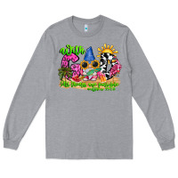 Heather Grey with god all things are possible summer Long Sleeve Tee - CowhideDigitalArt