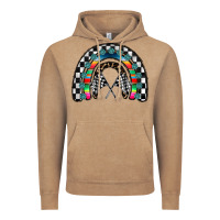 Vintage Coffee Racing Rainbow Vintage Hoodie - CowhideDigitalArt