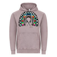 Vintage Zinc Racing Rainbow Vintage Hoodie - CowhideDigitalArt
