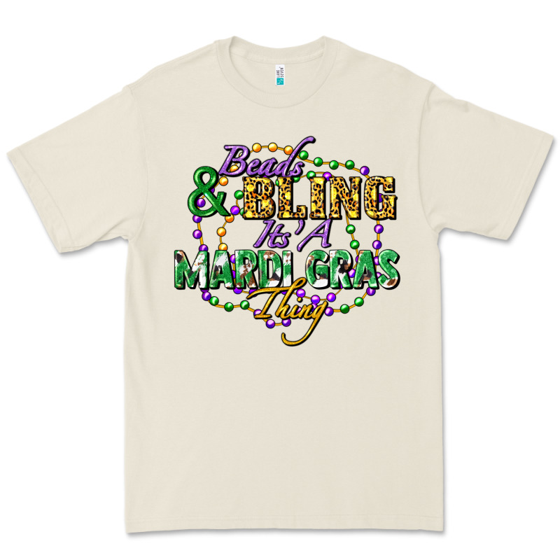 Beads And Bling It's' A Mardi Gras Thing Premium Tee by FaDigitalArtStudio | Teevron