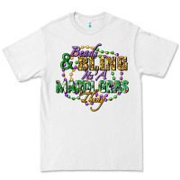White Beads and bling it's' a Mardi Gras thing Premium Tee - FaDigitalArtStudio