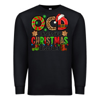 Black ocd obsessive christmas disorder Premium Sweatshirt - Jasminsmagicworld
