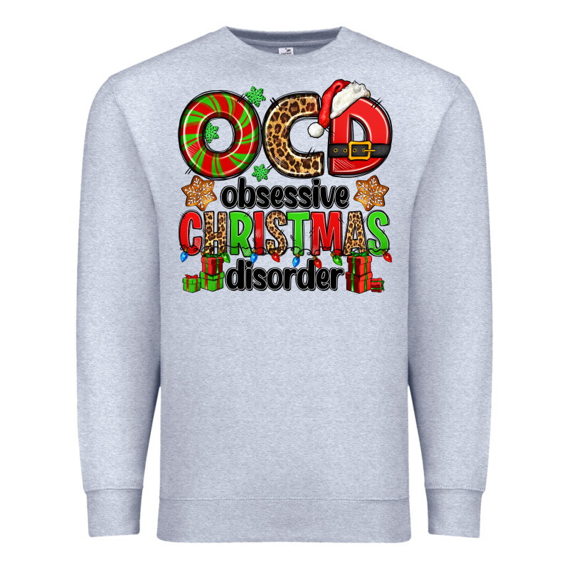 Ocd Obsessive Christmas Disorder Premium Sweatshirt by Jasminsmagicworld | Teevron