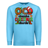Ocean Blue ocd obsessive christmas disorder Premium Sweatshirt - Jasminsmagicworld