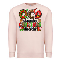Pale Pink ocd obsessive christmas disorder Premium Sweatshirt - Jasminsmagicworld