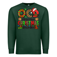 Sports Green ocd obsessive christmas disorder Premium Sweatshirt - Jasminsmagicworld