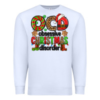 White ocd obsessive christmas disorder Premium Sweatshirt - Jasminsmagicworld