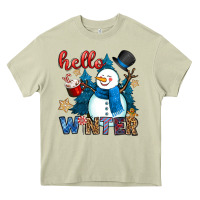 Mossy hello winter Heavy Core Tee - OliviaCreatesArt