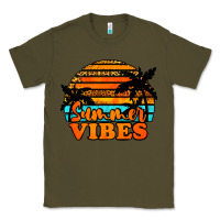 Army Green Summer Vibes Classic Tee - Jasminsmagicworld