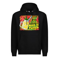 Black life is short make it sweet Premium Hoodie - Jasminsmagicworld