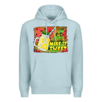 Blue Mist life is short make it sweet Premium Hoodie - Jasminsmagicworld
