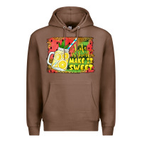 Chestnut life is short make it sweet Premium Hoodie - Jasminsmagicworld