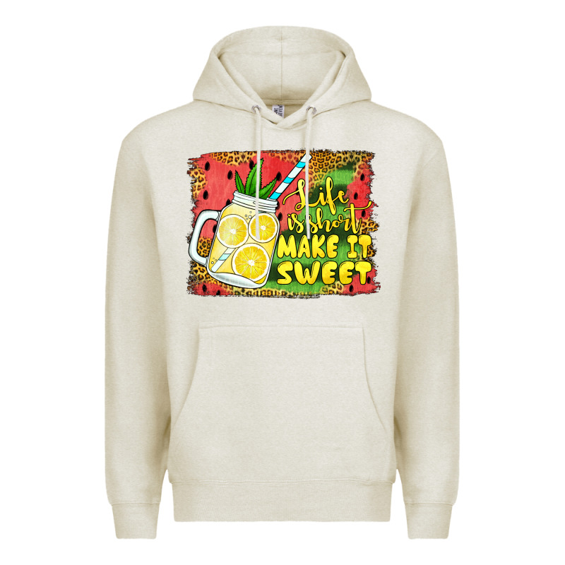 Life Is Short Make It Sweet Premium Hoodie by Jasminsmagicworld | Teevron