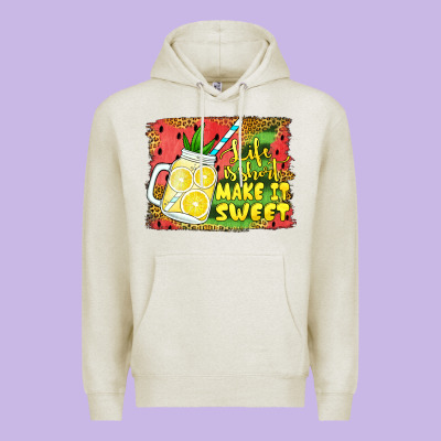 Life Is Short Make It Sweet Premium Hoodie Designed By Jasminsmagicworld